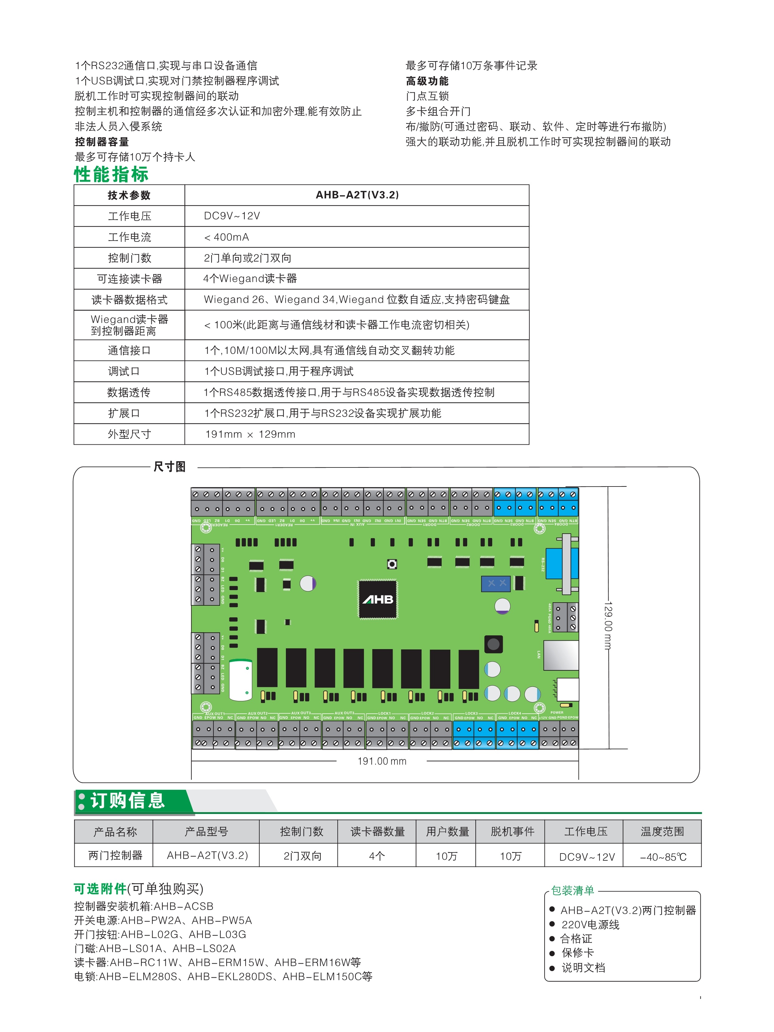 AHB-A2T(V3.2)两门控制器(图2)