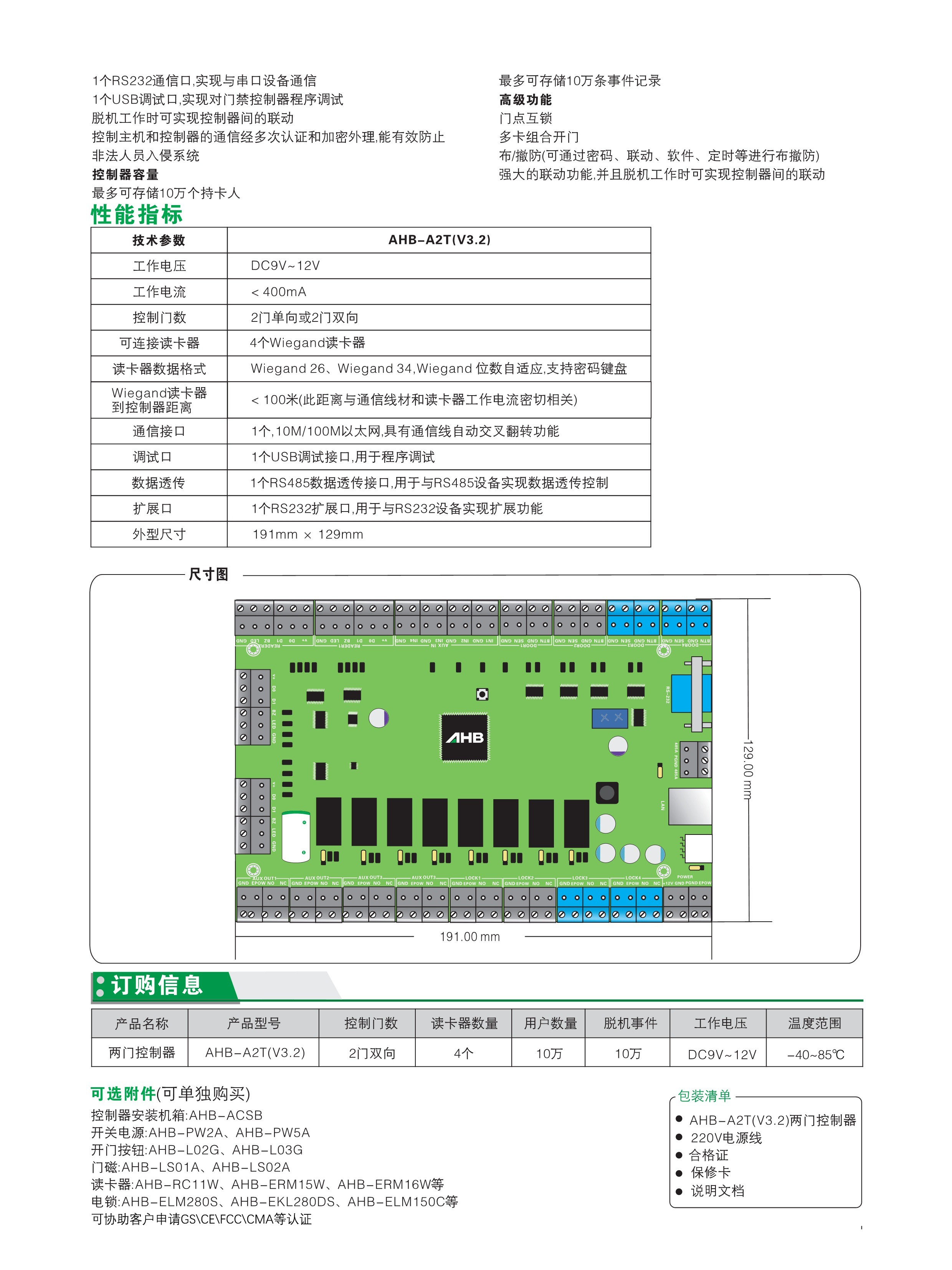 AHB-A2T(V3.2)两门控制器(图2)